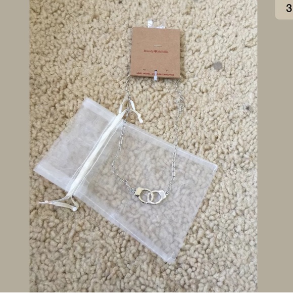 Brandy Melville Jewelry Brandy Melville Silver Handcuff Necklace